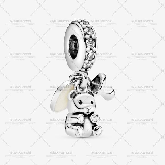 Pandora Baby Teddy Bear Dangle Charm - Picture 1 of 6